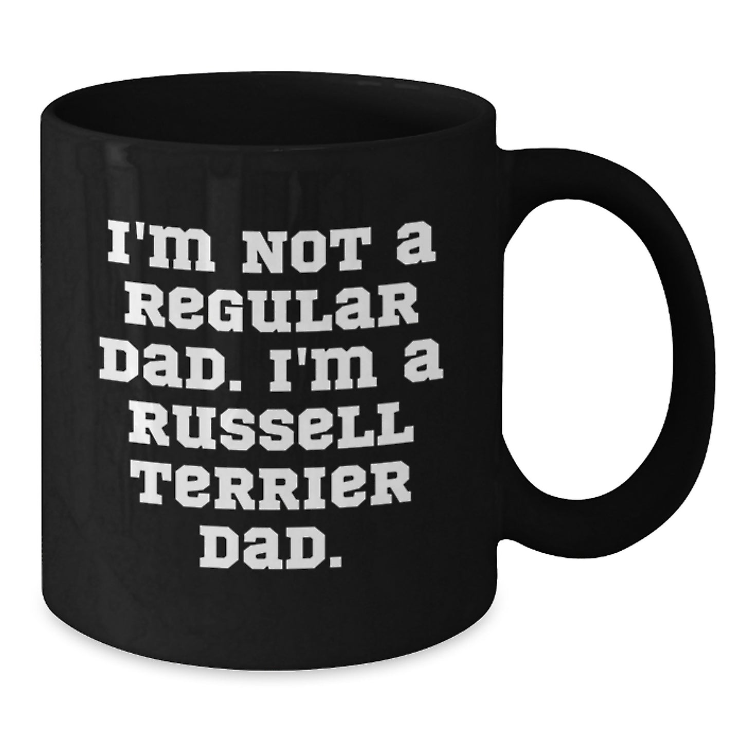 Funny Russell Terrier Dog Gifts from Dad Funny Coffee Mug for Men Family Friends - Additional