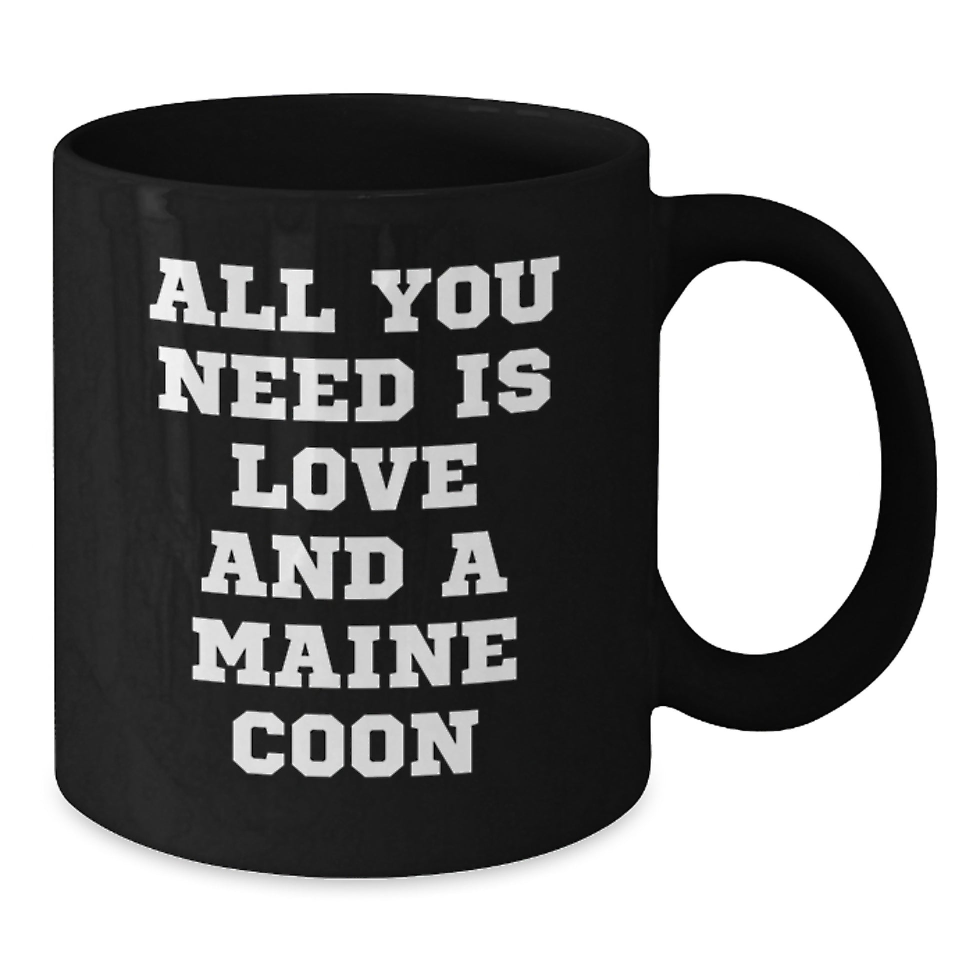 Maine Coon Cat Lovers Gifts, Funny Quote, Black Coffee Mug for Graduation, Gifts from Family, Gifts for Maine Coon Cat Enthusiasts - Additional