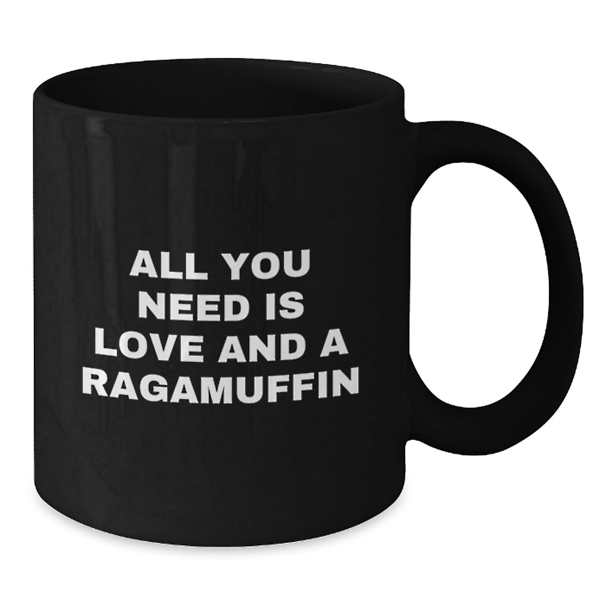 Ragamuffin Cat Enthusiast Gifts from Men to Friends - All You Need is Love and a Ragamuffin Christmas Unique Mugs for Women, Black Coffee Lover - Additional
