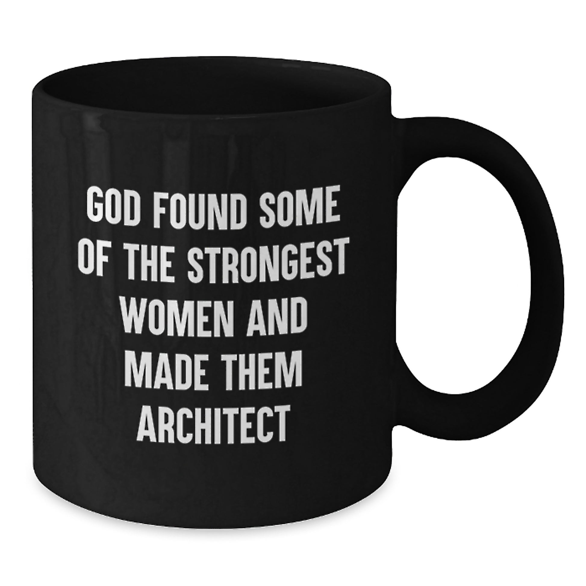 Funny Architect Gifts for Christmas from Men to Women Friends and Family Black Coffee Mug - Additional