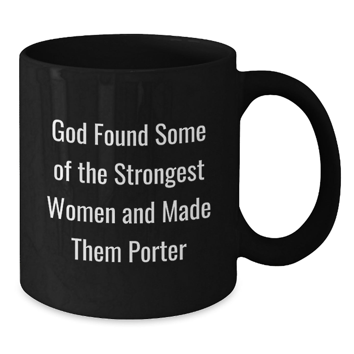 Funny Porter Gifts, Christmas Unique Mugs, Black Coffee Mug for Friends, Funny Women's Porters - Additional