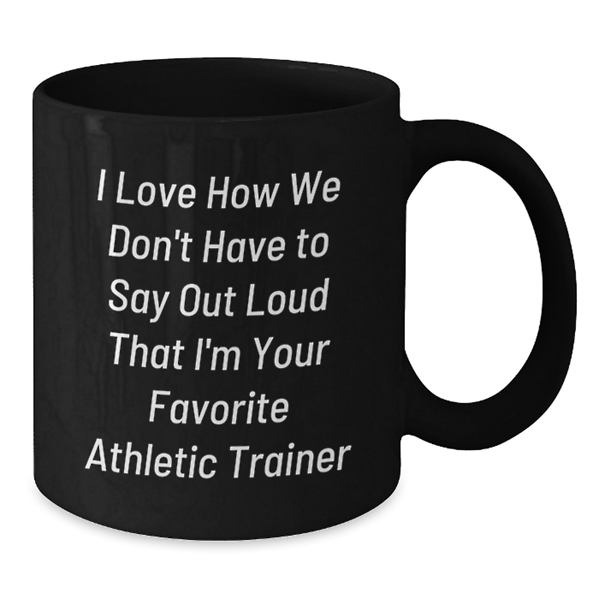 Funny Athletic Trainer Gifts from Friends for Men Women Graduation Unique Black Coffee Mug - Additional