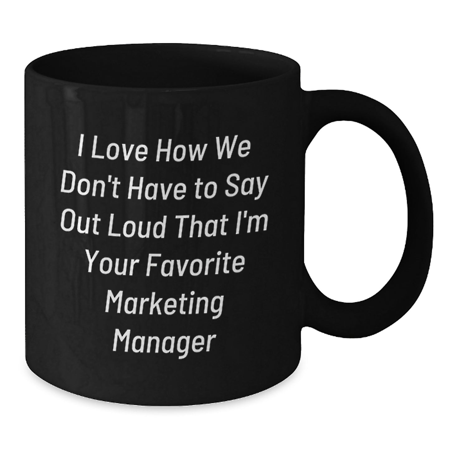 Funny Marketing Manager Gifts for Men, Black Coffee Mugs with Sarcastic Quotes, Unique Christmas Memorable Presents from Friends or Family - Additional