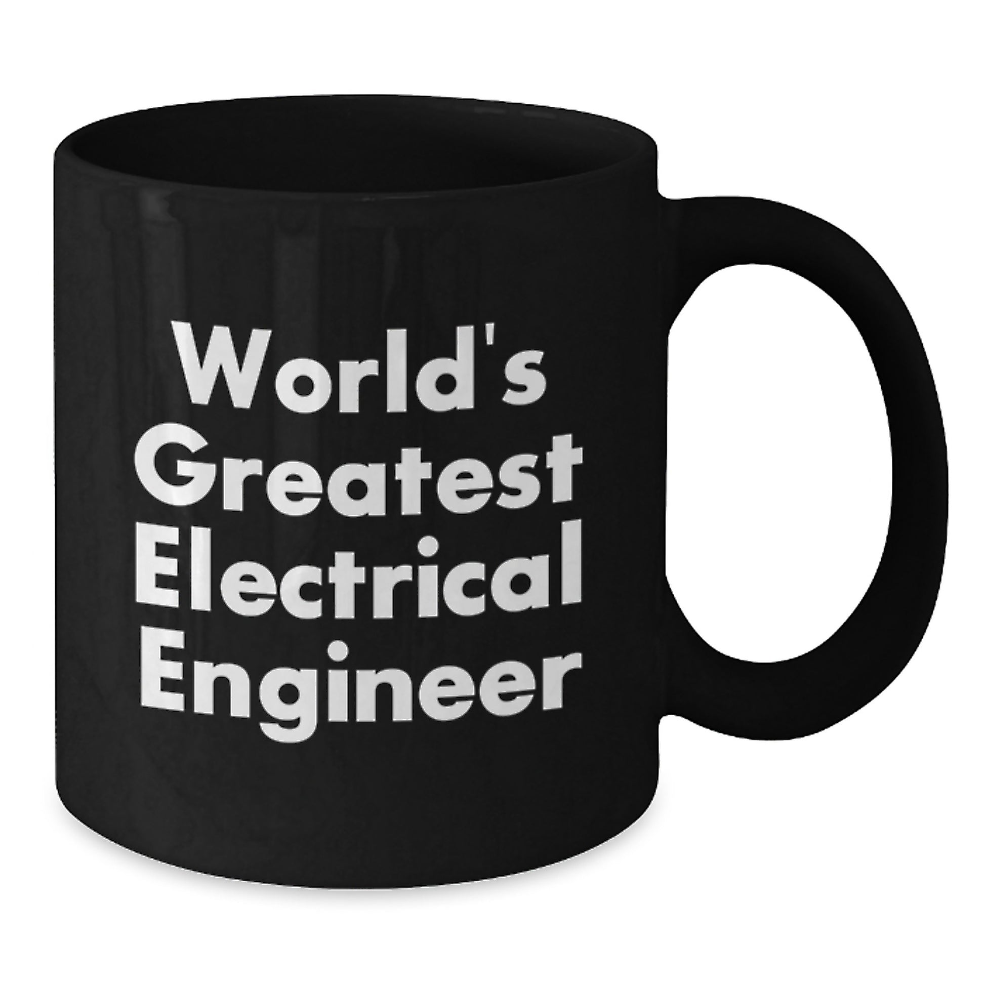 Funny Electrical Engineer Gifts from Men for World's Greatest Mom - Black Coffee Mug - Additional