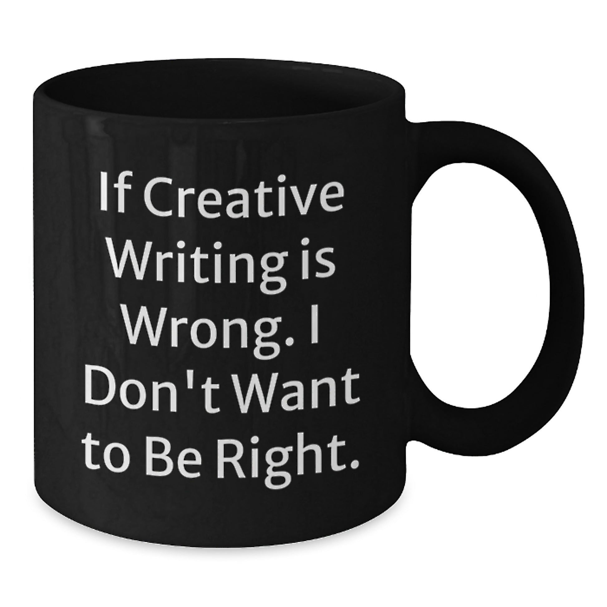 Creative Writing Gifts from Friends - Funny Quote Black Coffee Mugs for Graduation or Unique Gifts for Creative Writing Enthusiasts - Additional