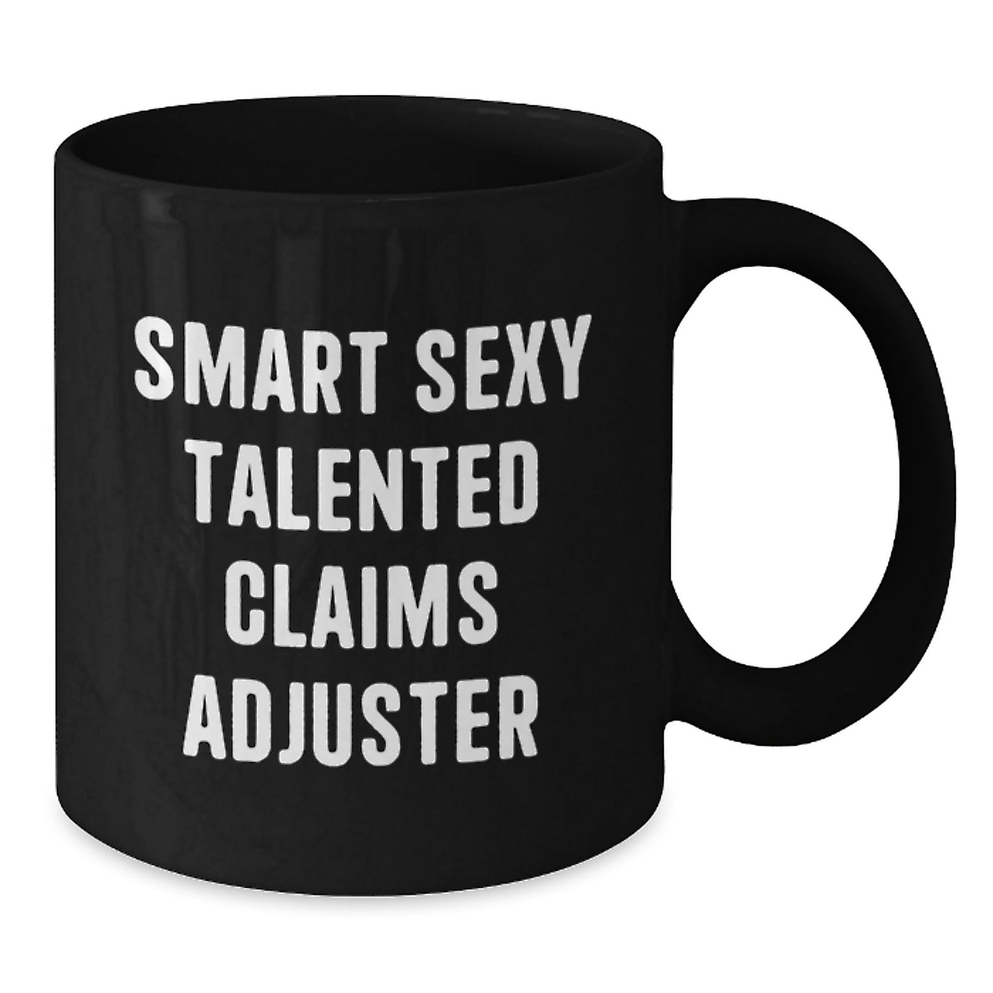 Funny Claims Adjuster Gift for Men, Sexy Talented Claims Adjuster Black Coffee Mug, Christmas Unique Gifts from Friends and Family - Additional