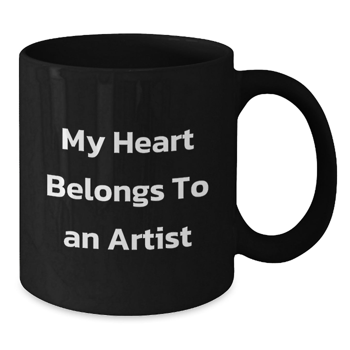 Inspirational Artist Gifts, Funny Quote, Black Coffee Mug for Artist, Gifts from Friends, Unique Christmas Unique Gifts - Additional