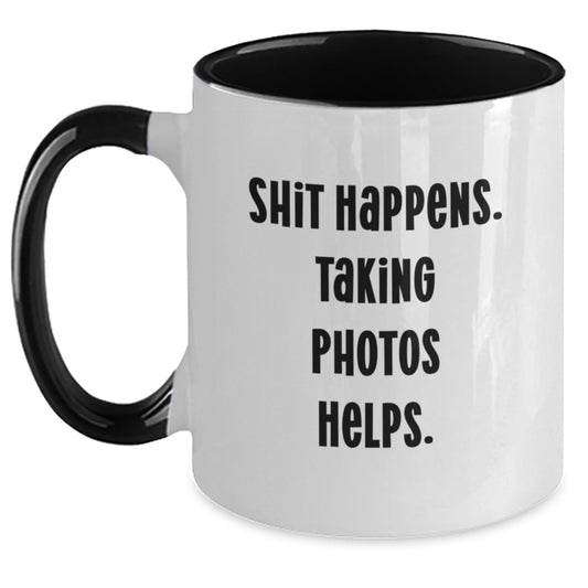 Funny Taking Photos Mugs Gifts from Friends to Family during Christmas - Main