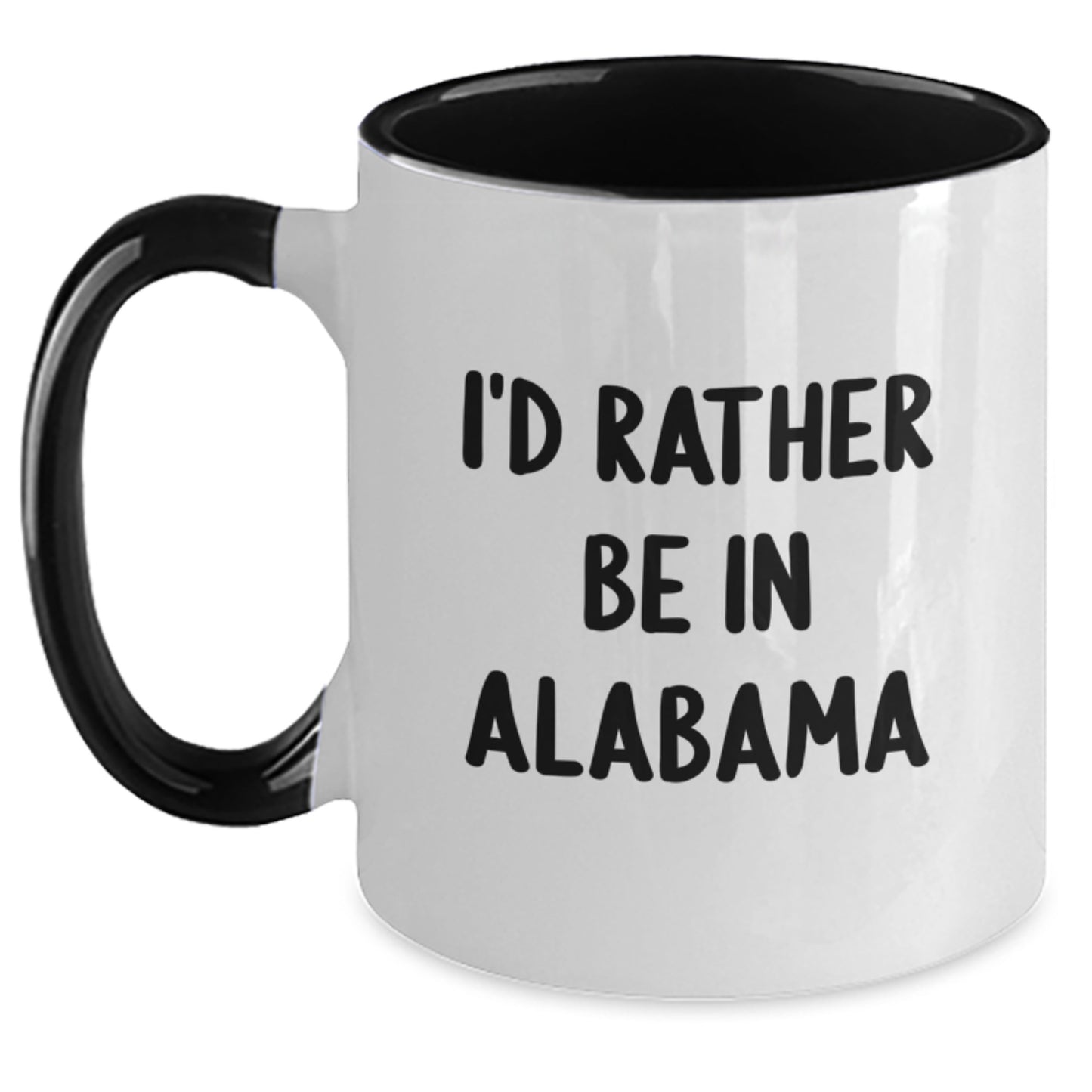 Funny Alabama Two Tone Coffee Mugs Gifts from Friends and Family for Christmas Unique Alabama Gifts - Main