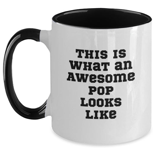Funny Pop Two Tone Coffee Mugs Gifts from Friends and Family for Christmas Unique Pop Enthusiasts - Main
