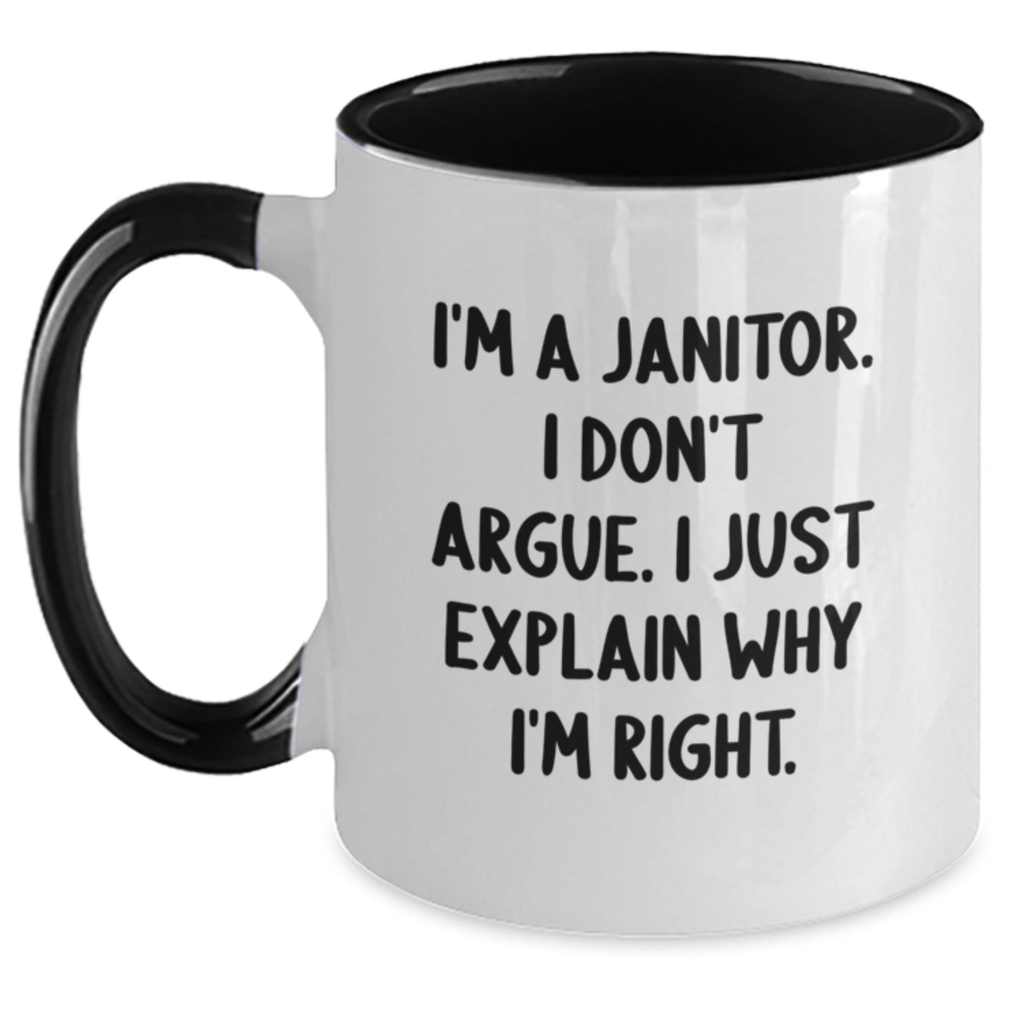 Funny Janitor Gifts for Men, Women, or Friends on Graduation Unique Gifts from Family, Coworkers, or Janitor - Main