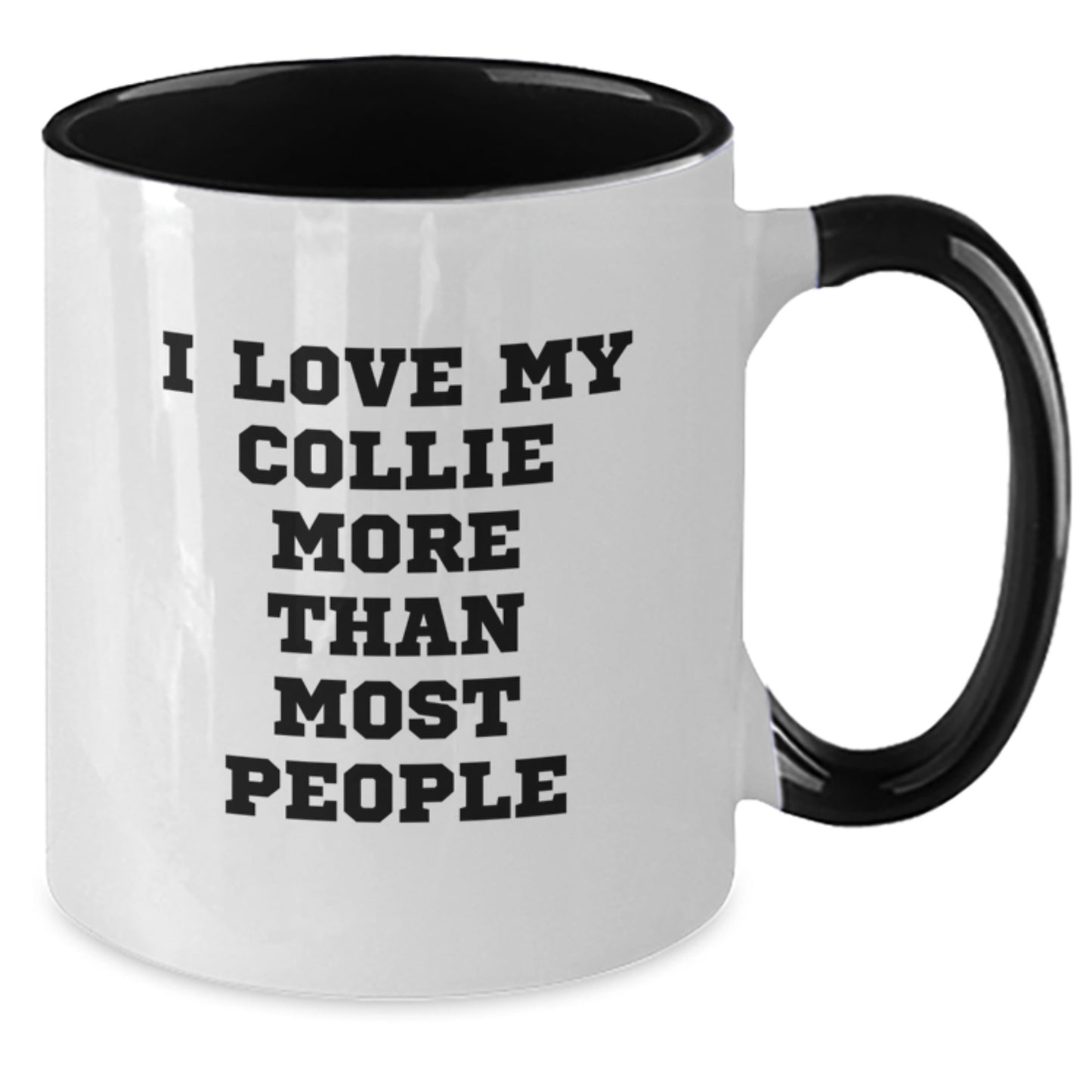Collie Dog Lovers Funny Quote Two Tone Coffee Mug Gifts from Friends and Family for Birthday Unique Presents - Additional