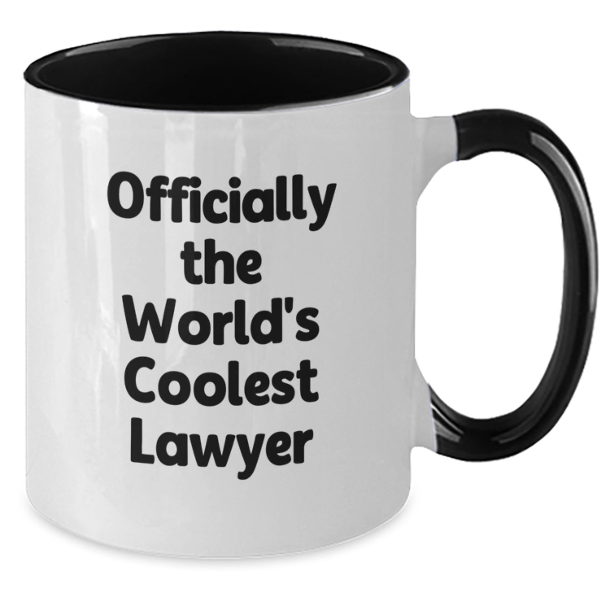 Funny Lawyer Gifts from Friends for Lawyer Graduation Unique Two Tone Coffee Mugs - Additional
