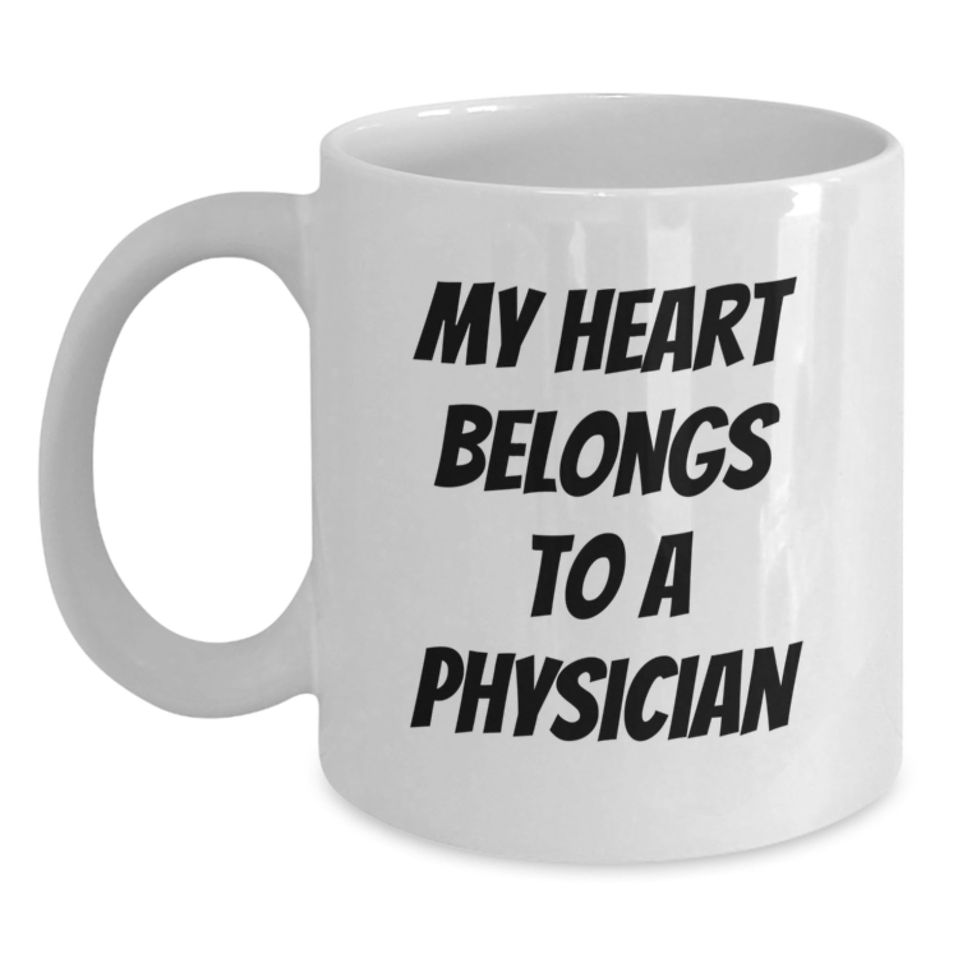 Funny Quotes for Physicians White Coffee Mug Gifts from Friends for Christmas Unique Mugs - Main