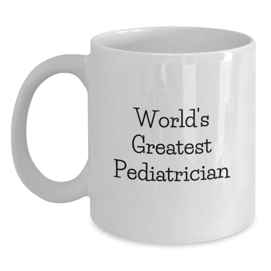 Funny Pediatrician White Coffee Mugs Gifts from Family and Friends for Graduation Unique - Main