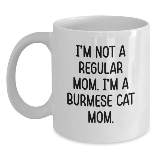 Funny Burmese Cat Mom Gifts from Friends for Christmas Unique Mugs - Main