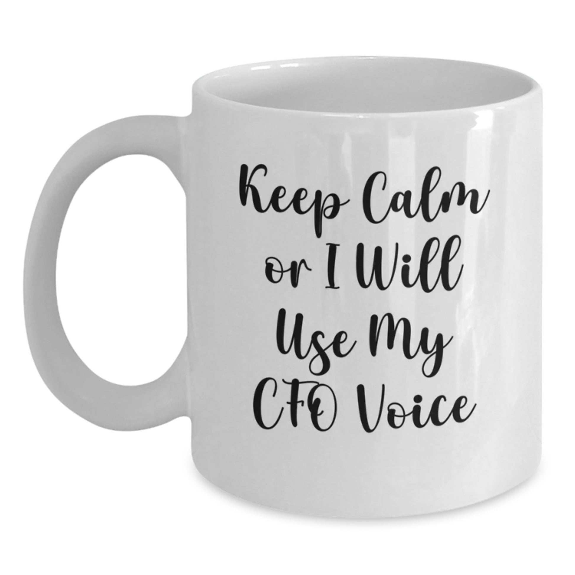 Funny CFO Gifts from Friends to CFO Men, White Coffee Mug for CFOs by Father's Day Unique Gifts - Main