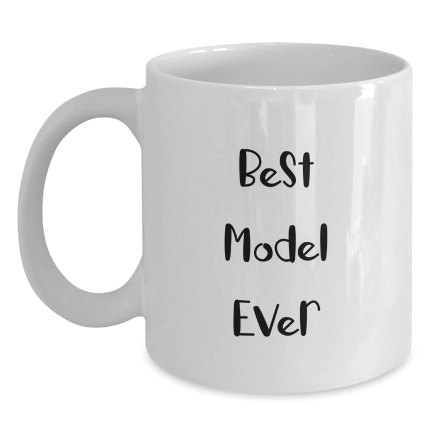 Funny Model White Coffee Mug Gifts from Friends for Birthday Unique Model Lover - Main