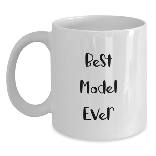 Funny Model White Coffee Mug Gifts from Friends for Birthday Unique Model Lover - Main