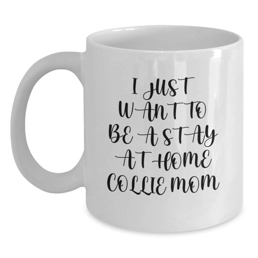 Funny Collie Dog Gifts for Collie Moms, White Coffee Mugs, Gifts from Friends, Unique Christmas Unique Gifts for Collie Dog Lovers - Main