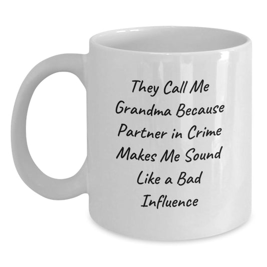 Funny Grandma White Coffee Mugs Gifts for Grandma from Family, Unique Christmas Unique Gifts for Grandma - Main