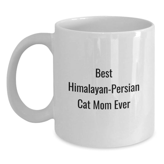 Funny Himalayan-Persian Cat Mom Gifts from Family on Birthday Unique Gifts - White Coffee Mug - Main