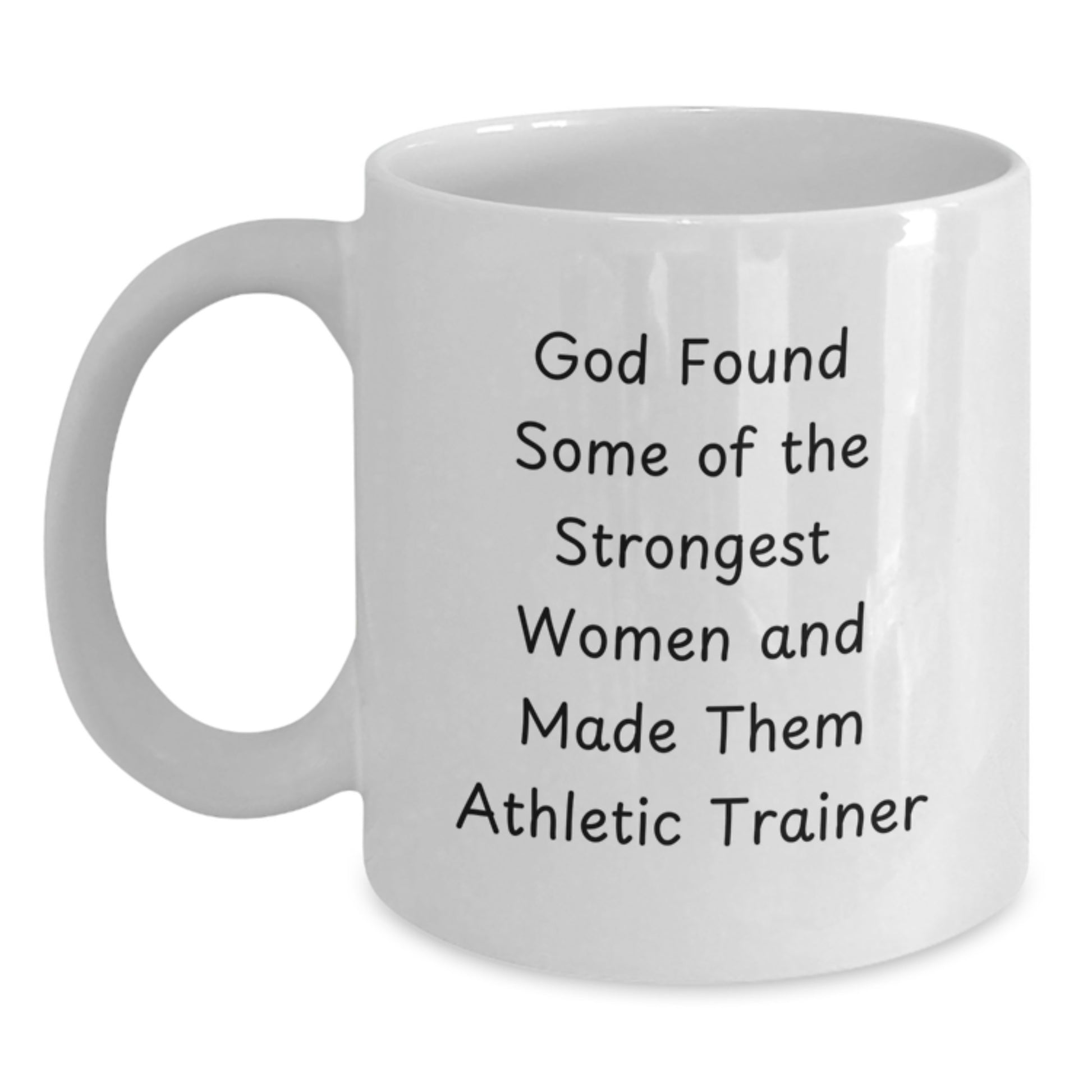 Funny Inspirational Gifts for Athletic Trainers from Friends and Family, White Athletic Trainer Coffee Mug - Main