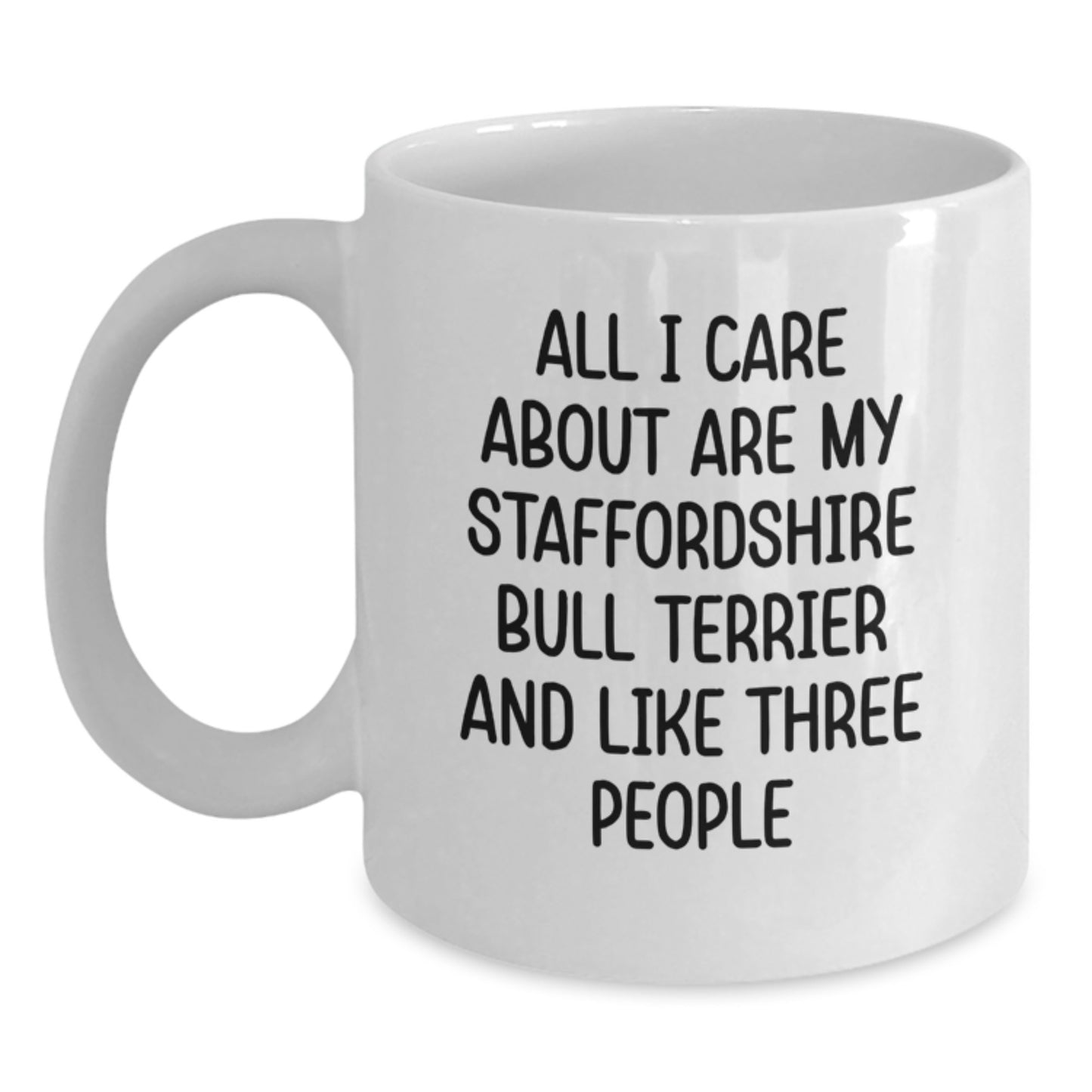 Funny Staffordshire Bull Terrier Dog Lover Gifts from Men to Friends for Birthday Unique Mugs - Main