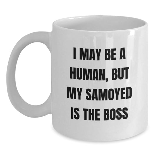 Samoyed Dog Lover White Coffee Mug - Funny Quotes About Samoyed Dog Gifts for Valentine's from Friends - Main