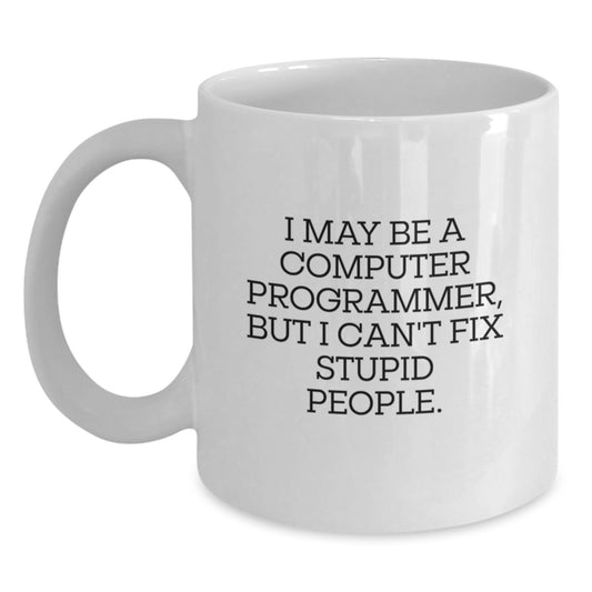 Funny Computer Programmer Gift Mug for Men Valentine's Unique - Main