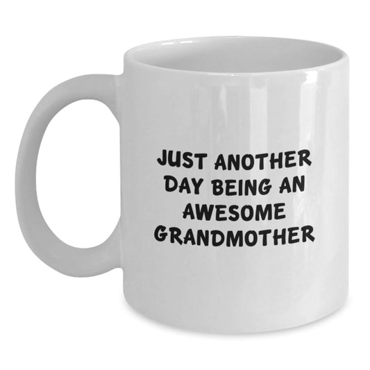 Funny Grandmother White Coffee Mugs Gifts from Family for Grandmother's Mother's Day - Main