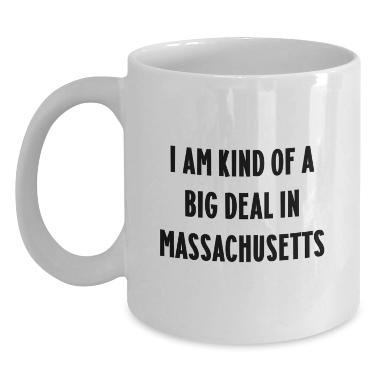 Funny Massachusetts Gifts from Men, White Coffee Mugs for Massachusetts Women, Unique Mother's Day Unique Gifts - Main