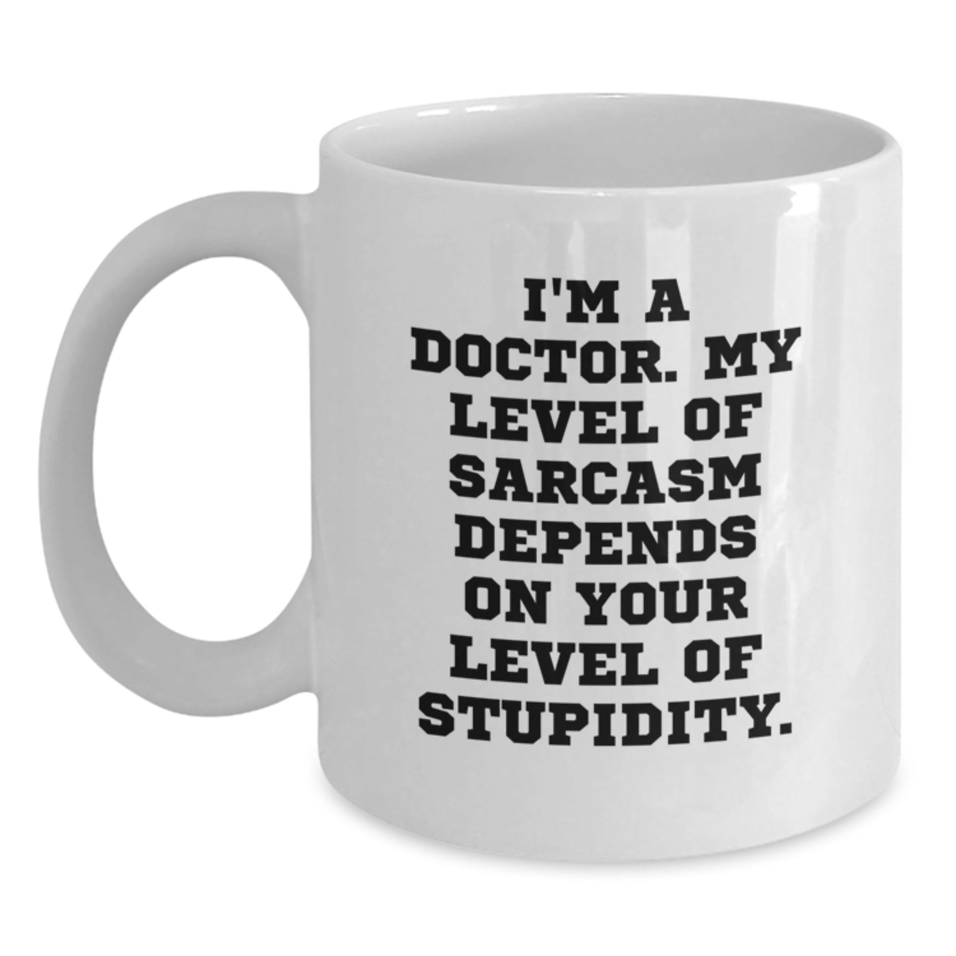 Funny Doctor White Coffee Mug Gifts from Men for Graduation Unique - Main