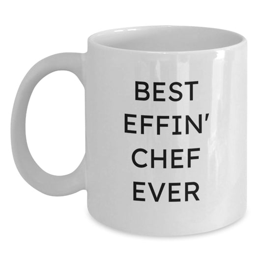 Funny Chef White Coffee Mug Unique Gifts from Men to Chef Friends for Valentine's - Main
