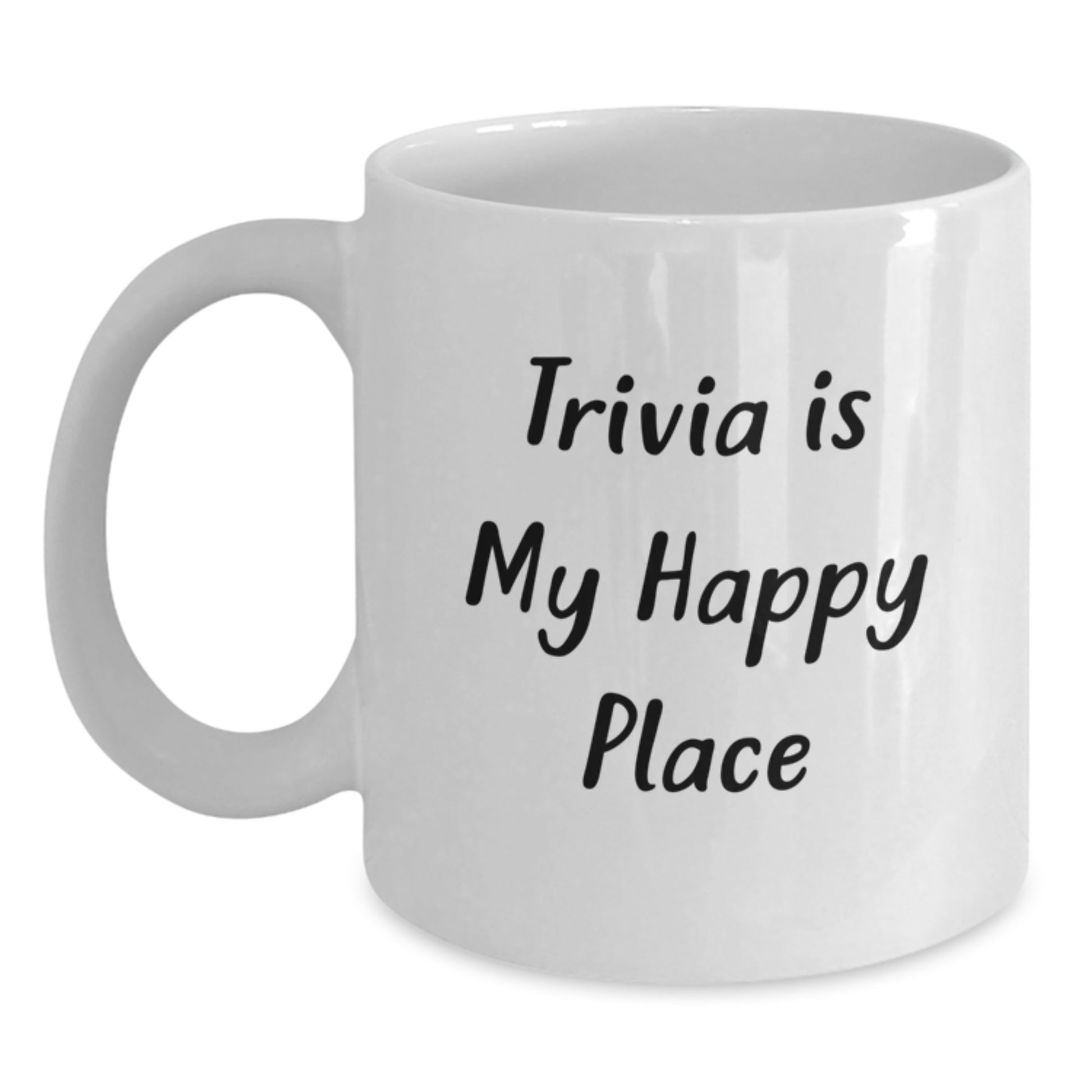 Trivia Fun Gifts from Friends for the Ultimate Trivia Lover's White Coffee Mug, Perfect for Father's Day - Main