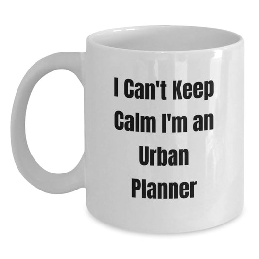 Urban Planner Gifts from Friends and Family - Funny White Coffee Mug for Christmas Unique Presents - Main