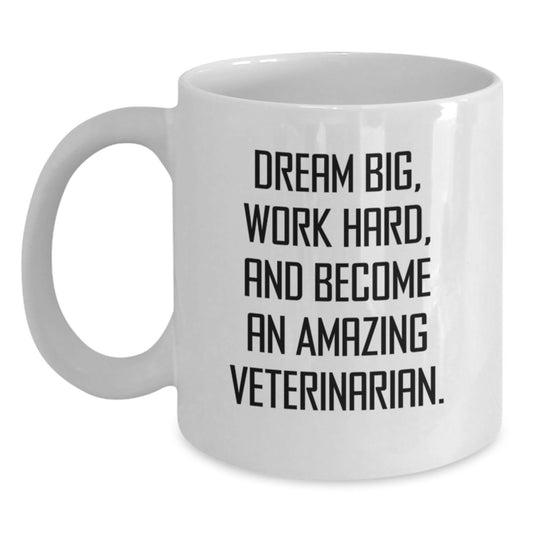 Funny Veterinarian Gifts for Men from Friends - Inspirational White Coffee Mug for Christmas Unique Gifts - Main