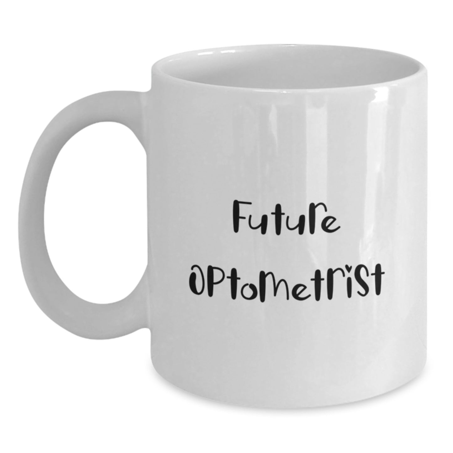 Funny Quote 'May The Focus Be With You', Gifts from Friends to Optometrist, Unique White Coffee Mug for Christmas - Main
