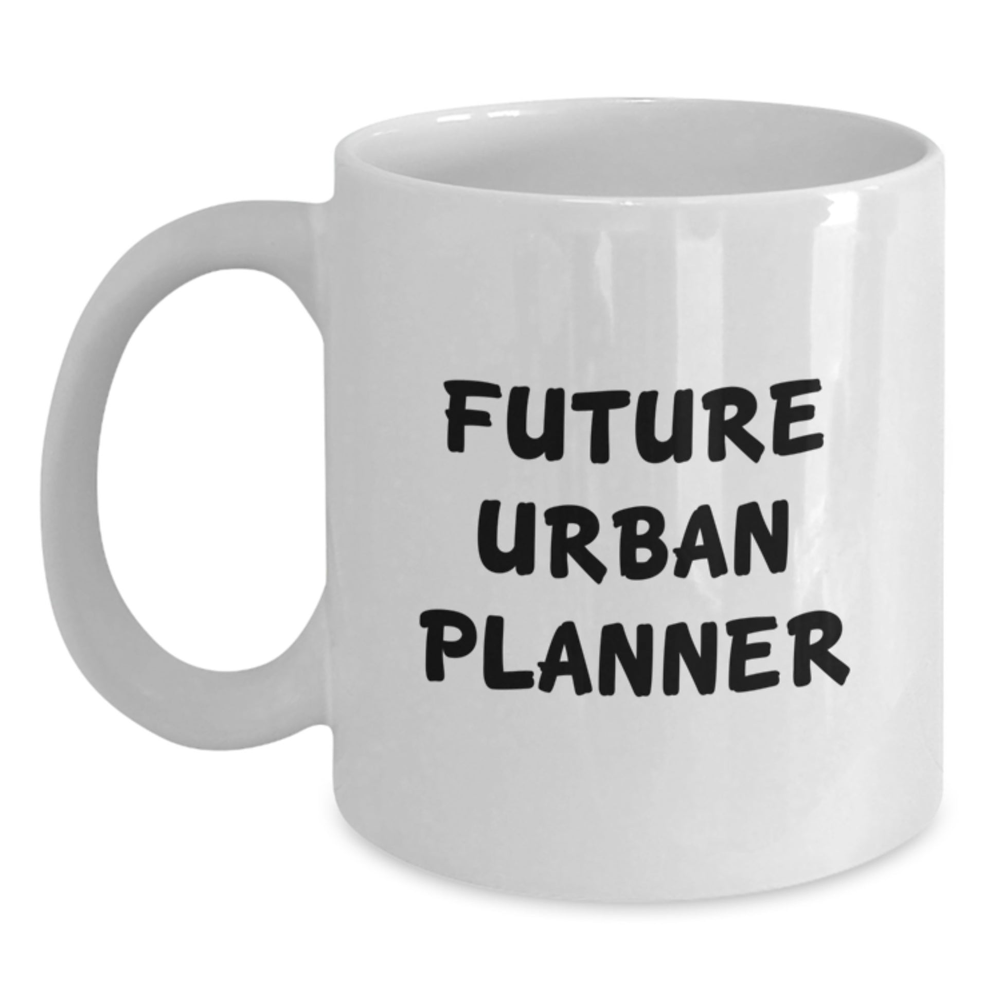 Funny Urban Planner Gifts for Future Urban Planners, White Coffee Mug, Graduation Unique Gifts from Friends, Family - Main