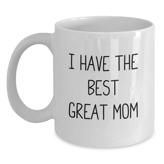 Funny Mom Quotes White Coffee Mugs Gifts from Family for Mom on Father's Day Unique - Main