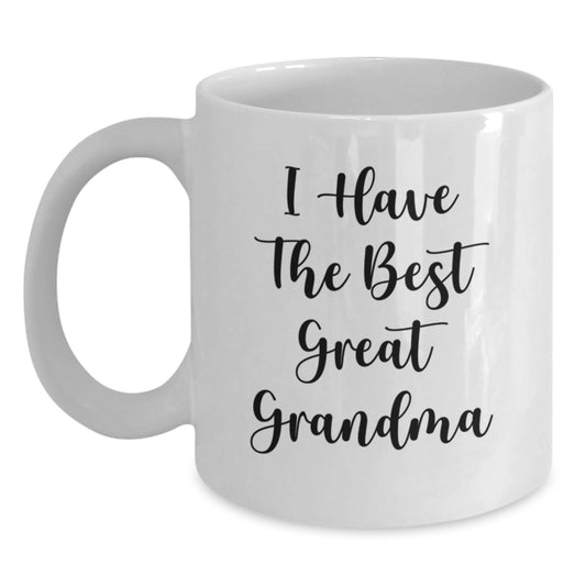 Funny Grandma Quotes White Coffee Mug, Unique Gifts from Grandma to Grandkids, Perfect for Father's Day - Main