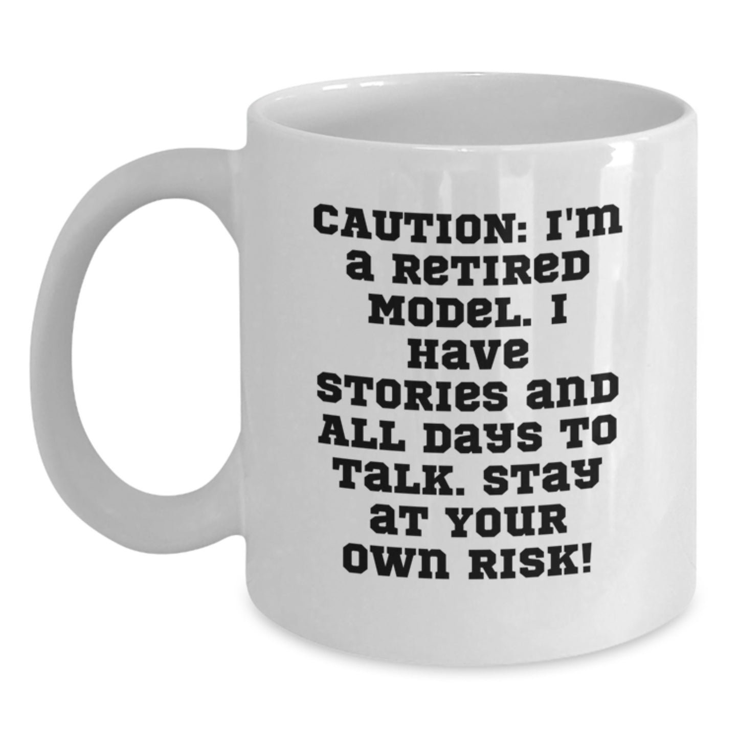 Funny Model Gifts from Friends for Men Women Christmas Unique White Coffee Mugs - Main