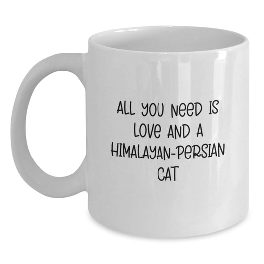 Himalayan-Persian Cat Lovers White Coffee Mug Gifts from Friends for Men Women Christmas Unique - Main