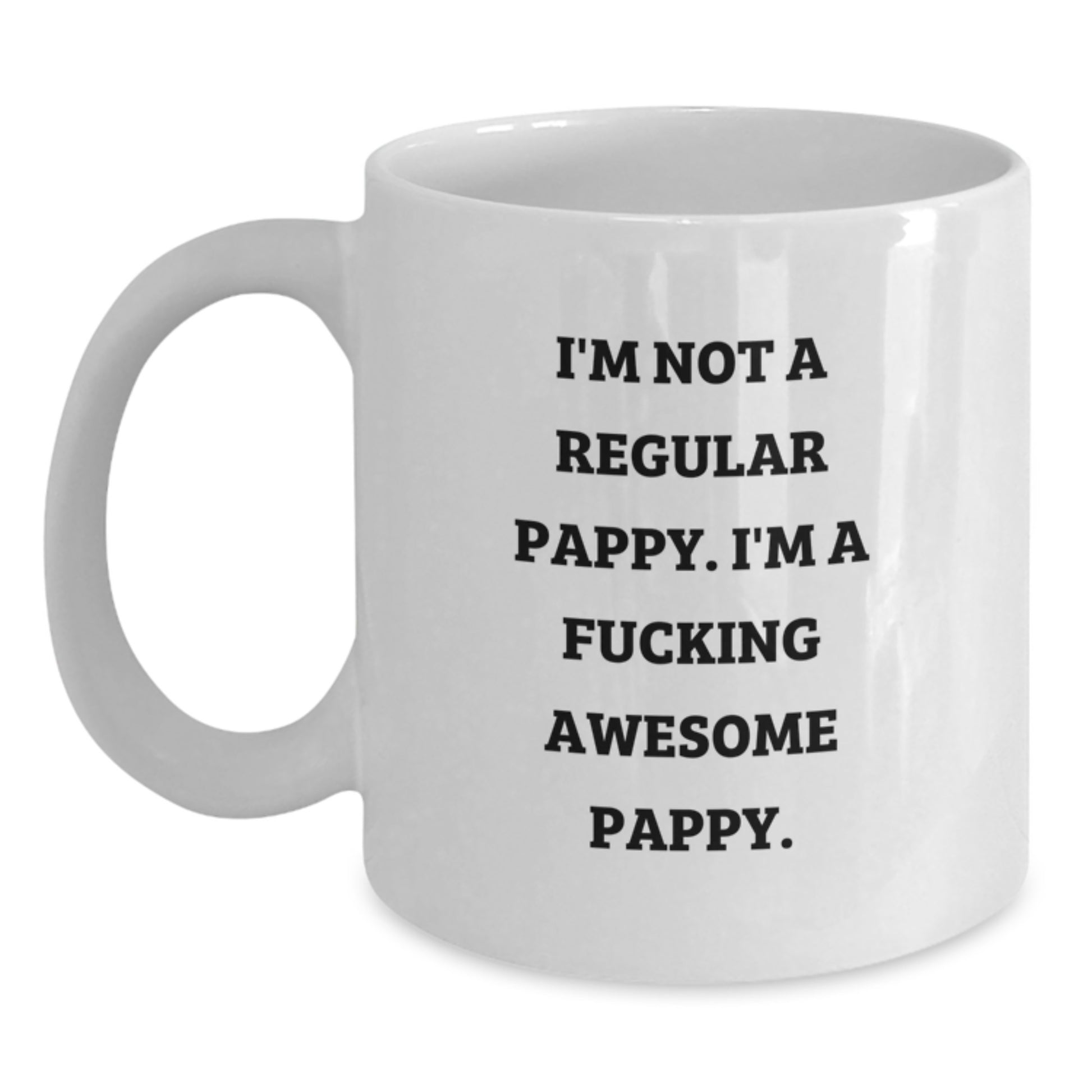 Funny Pappy Gifts for Men Unique White Coffee Mug Christmas Memorable Present from Family - Main