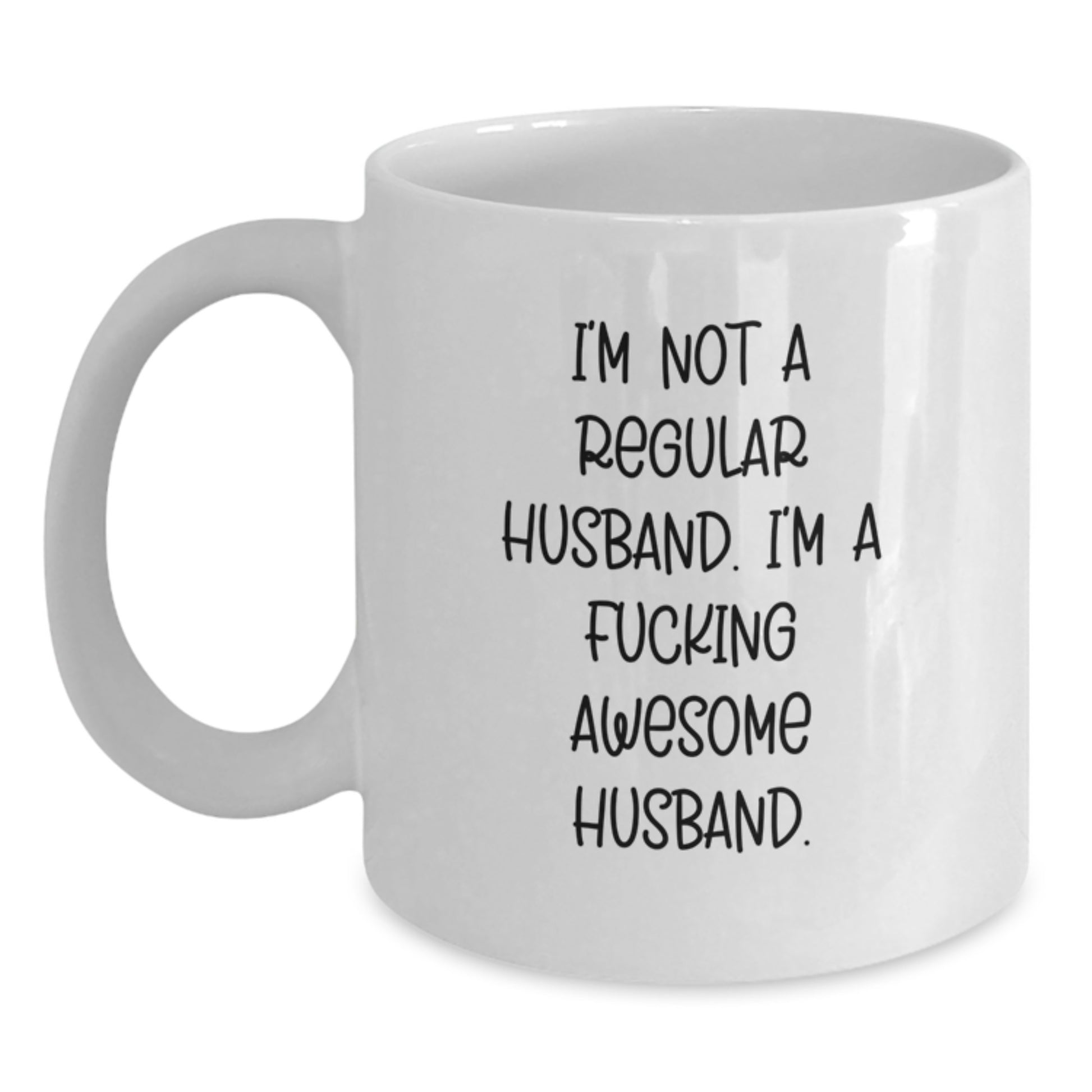 Funny Husband Gifts for Him, Awesome Husband Coffee Mug, White 11oz/15oz Ceramic Mug, Christmas Unique Gifts from Men to Husband - Main