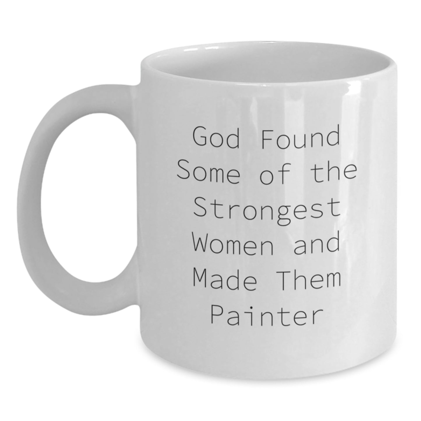 Funny Painter Quotes White Coffee Mug Gifts from Friends for Painter Women at Christmas - Main