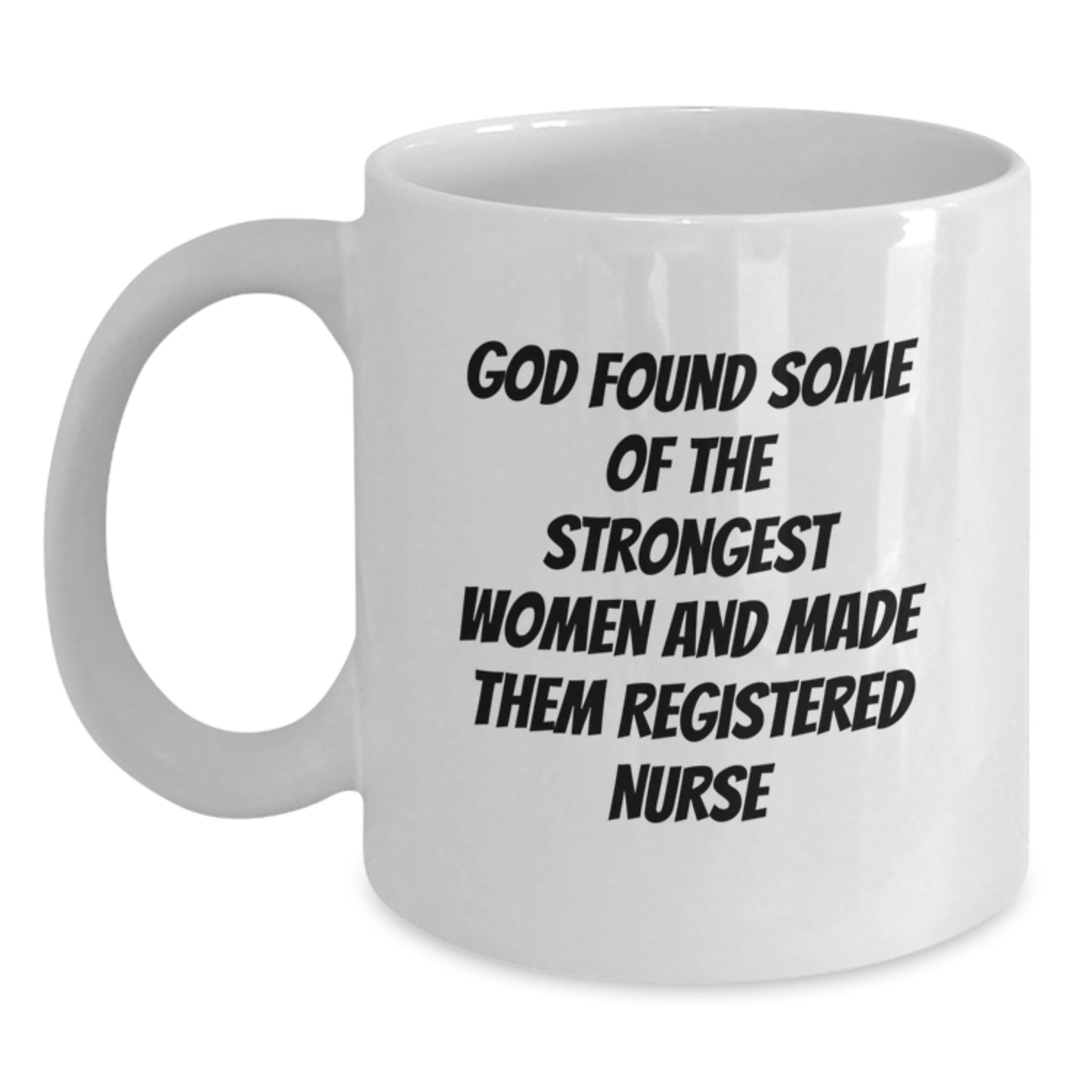 Funny Inspirational Registered Nurse White Coffee Mug Gifts from Friends for Graduation Unique - Main