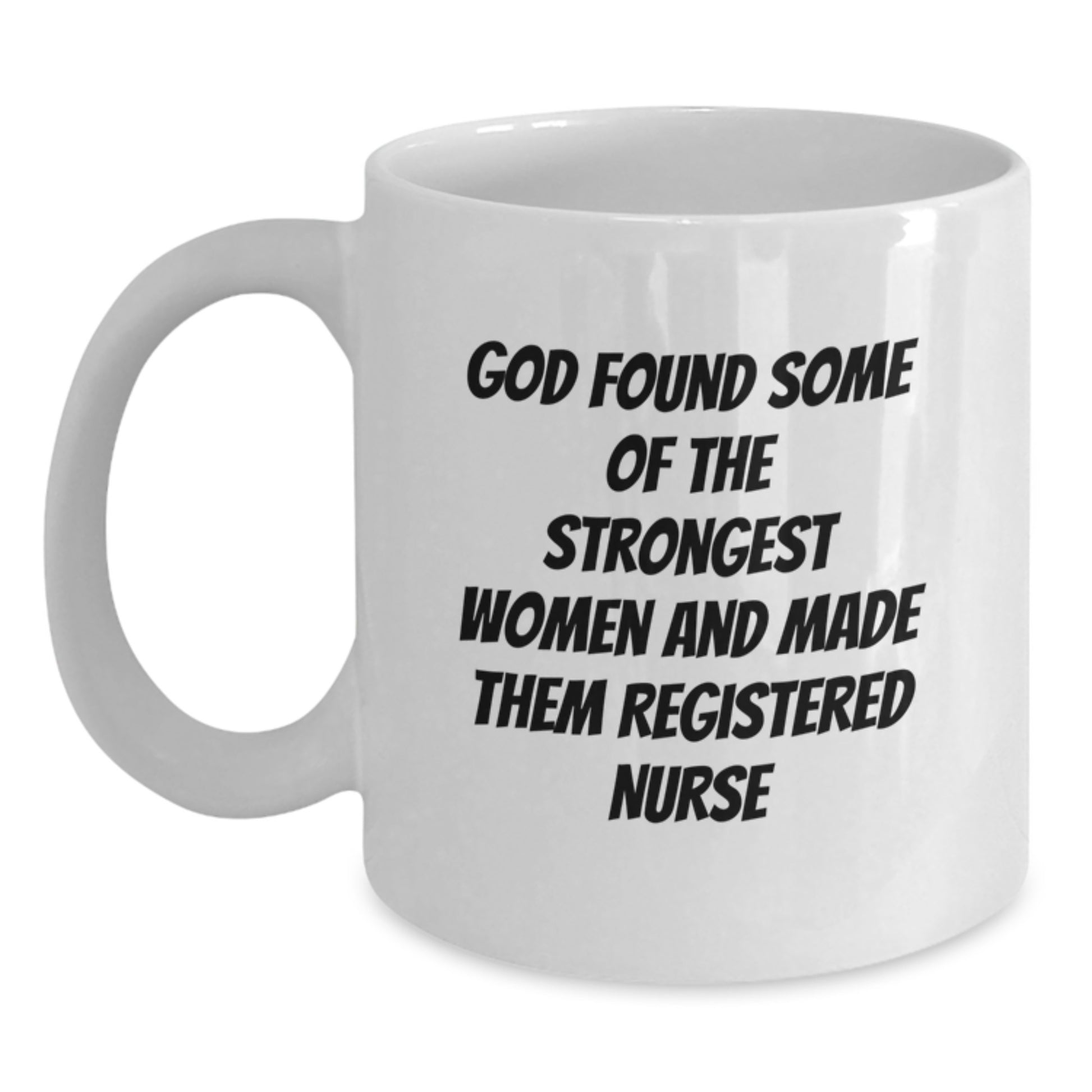 Funny Inspirational Registered Nurse White Coffee Mug Gifts from Friends for Graduation Unique - Main