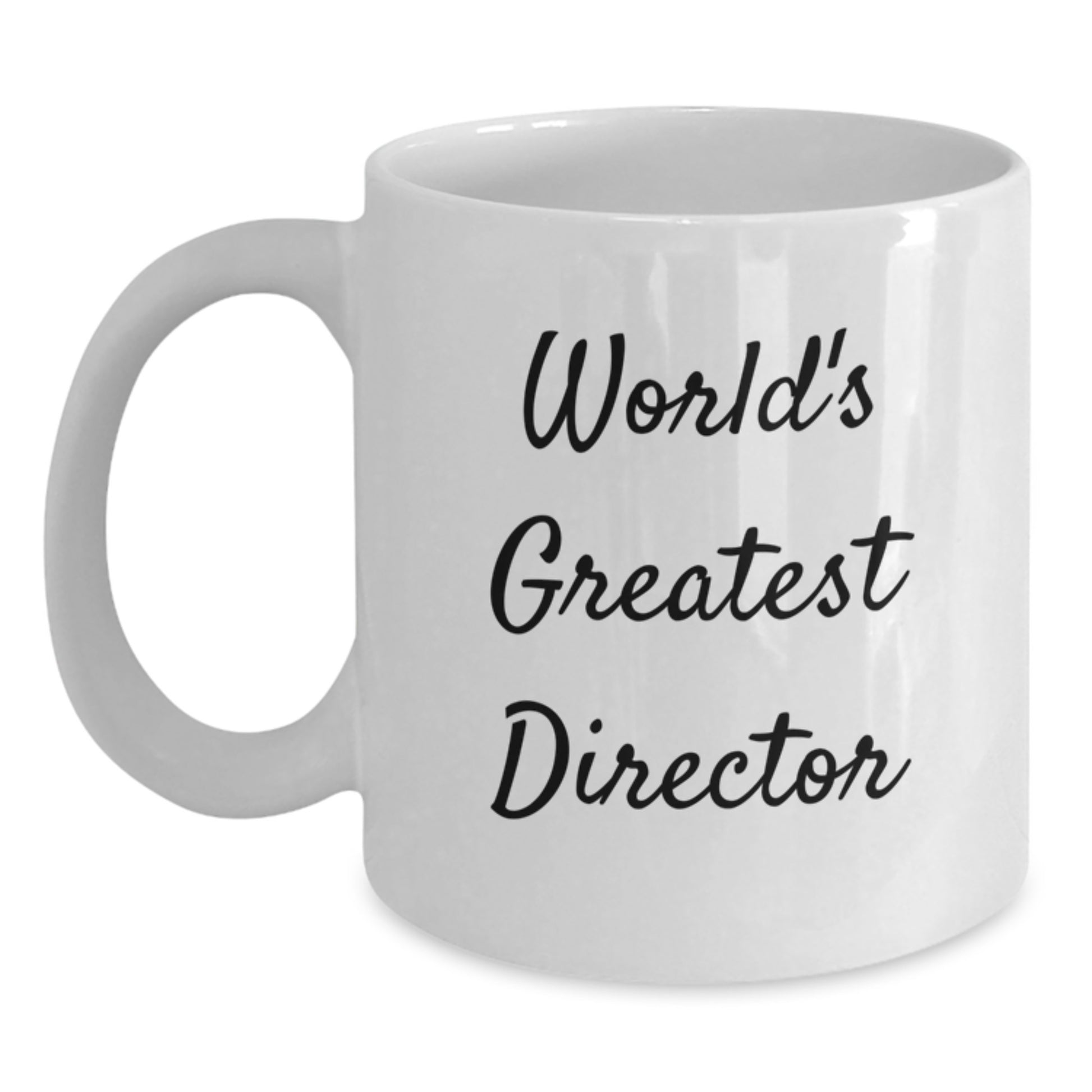 Funny Quotes Gifts from Men to World's Greatest Director on Mother's Day Unique White Coffee Mugs - Main