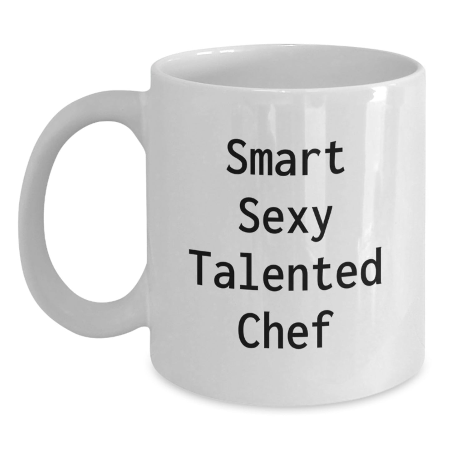 Funny Quotes for Chef White Coffee Mug Gifts from Men to Friends at Christmas - Main